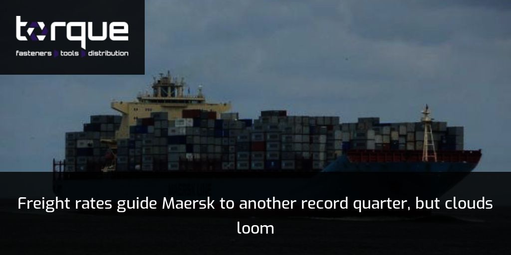 Freight rates guide Maersk to another record quarter