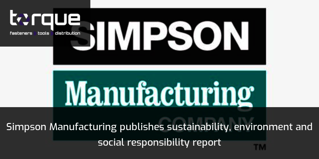 Simpson Manufacturing publishes CSR