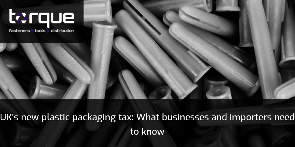 UK's new plastic packaging tax What businesses and importers need to know