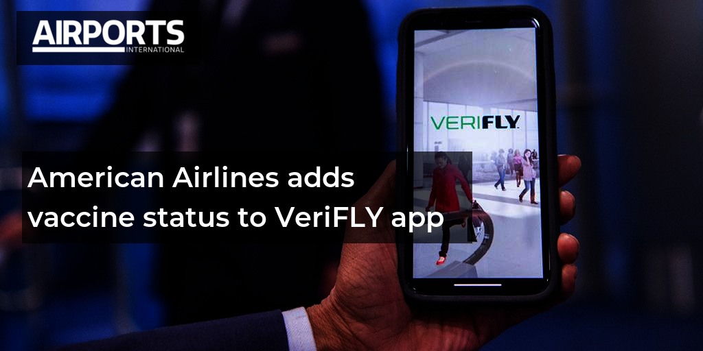 American Airlines adds vaccine status to VeriFLY appa