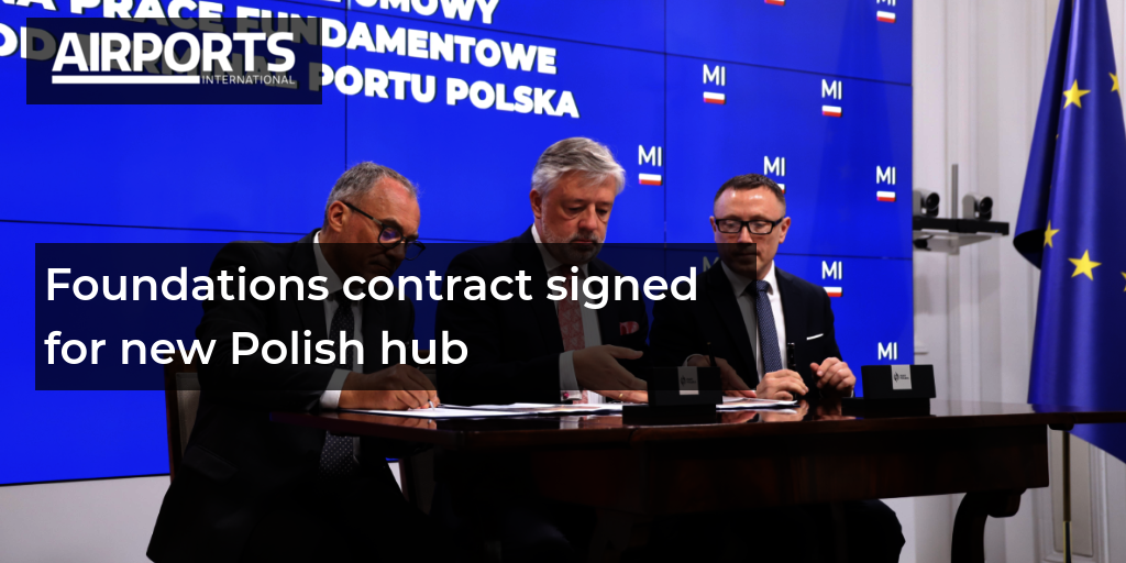 Foundations contract signed for new Polish hub