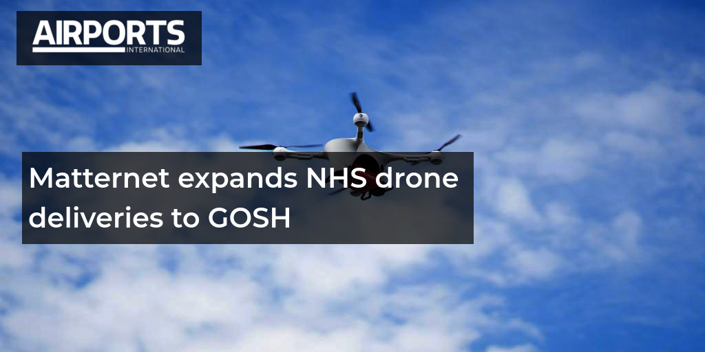 Matternet expands NHS drone deliveries to GOSH