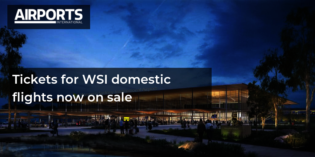 Tickets for WSI domestic flights now on sale