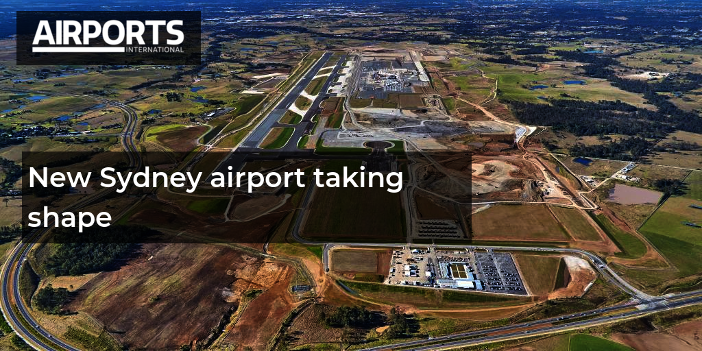 New Sydney airport taking shape
