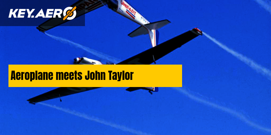 Flugzeug trifft John Taylor