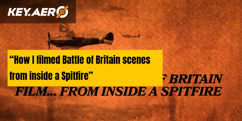 Battle Of Britain Scenes Filmed Inside A Spitfire 