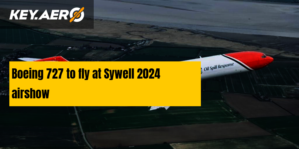 Boeing 727 to fly at Sywell 2025 airshow