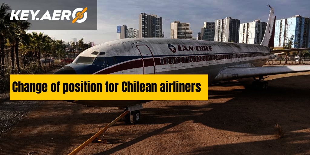 Change of position for Chilean airliners