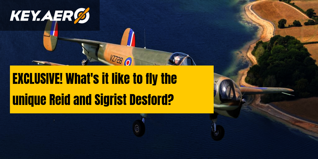 EXCLUSIVE! What's it like to fly the unique Reid and Sigrist