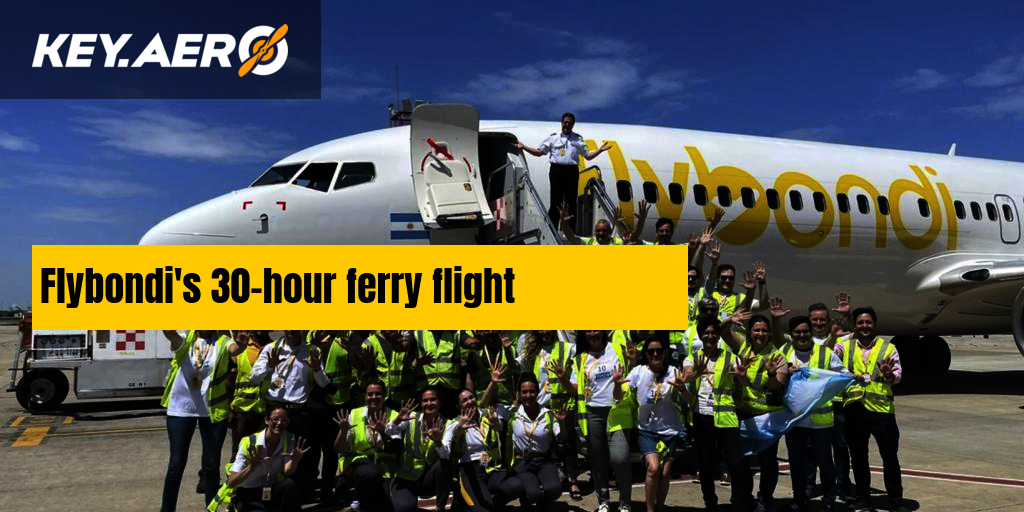 Flybondi's 30-hour ferry flight
