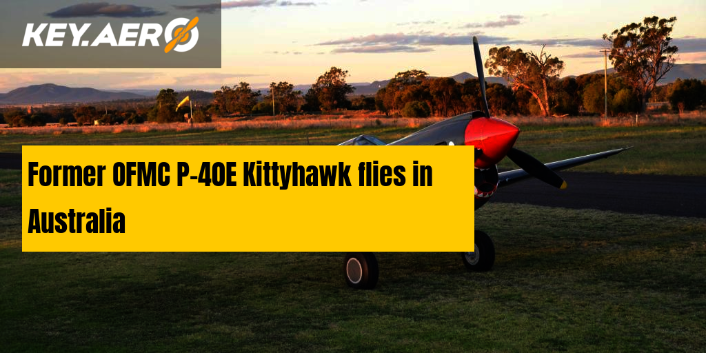 Former OFMC P-40E Kittyhawk flies in Australia
