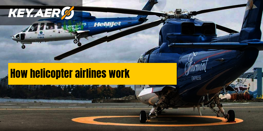 How helicopter airlines work