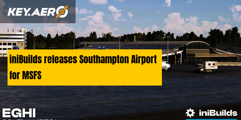 iniBuilds releases Southampton Airport for MSFS