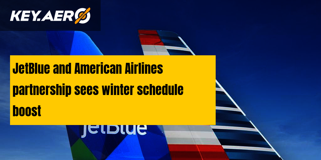 JetBlue and American Airlines partnership sees winter schedule boost