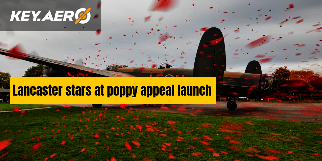 Lancaster stars at poppy appeal launch