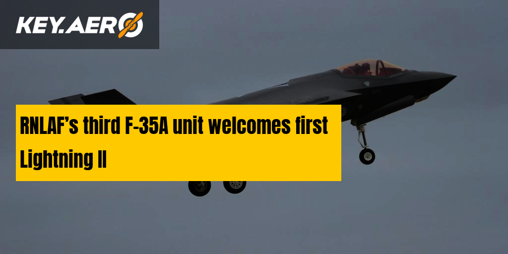 RNLAF's third F35A unit first Lightning II