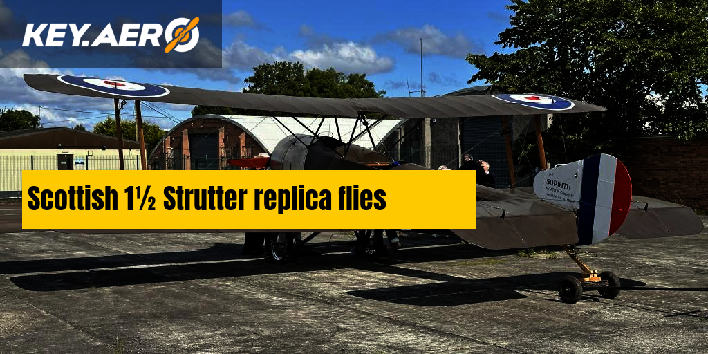 Scottish 1½ Strutter replica flies