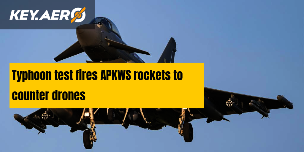Typhoon test fires APKWS rockets to counter drones