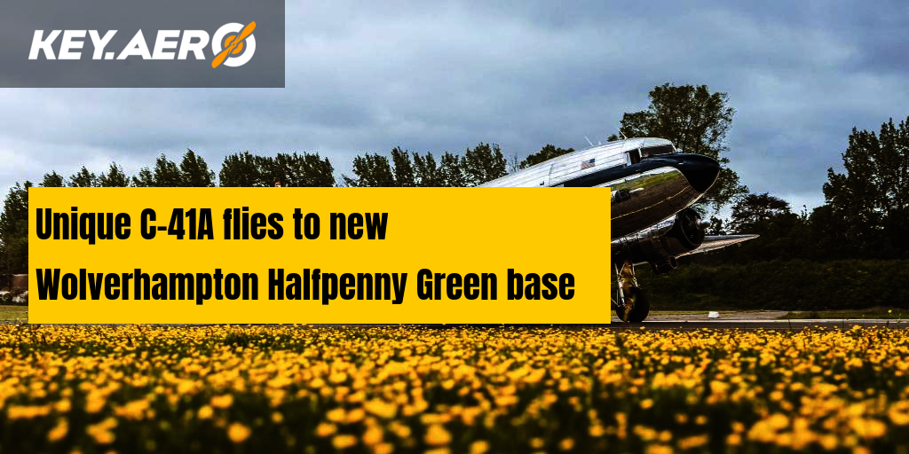 Unique C-41A flies to new Wolverhampton Halfpenny Green