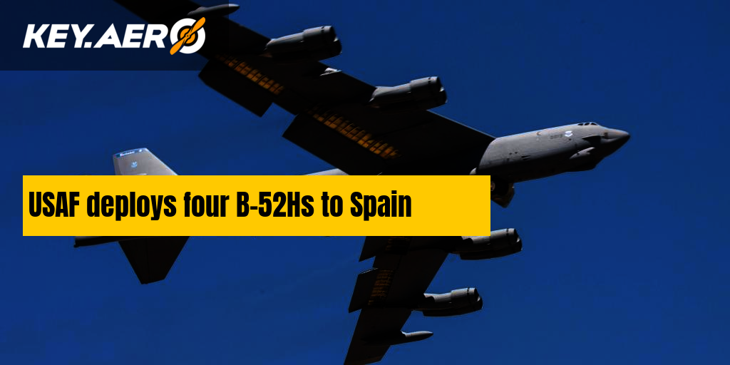 USAF Deploys Four B-52Hs To Spain