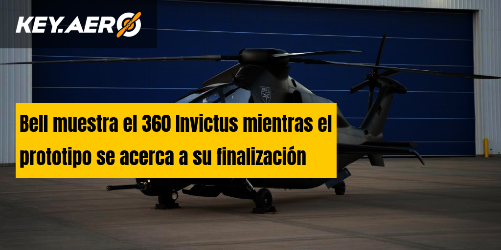Bell muestra el 360 Invictus mientras el prototipo se acerca