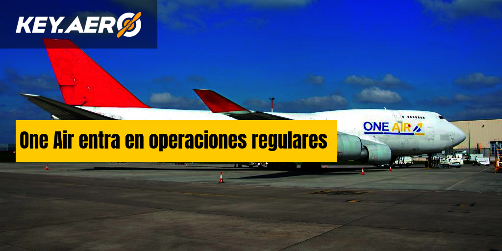 One Air entra en operaciones regulares