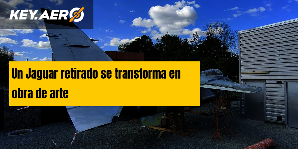 Un Jaguar retirado se transforma en obra de arte