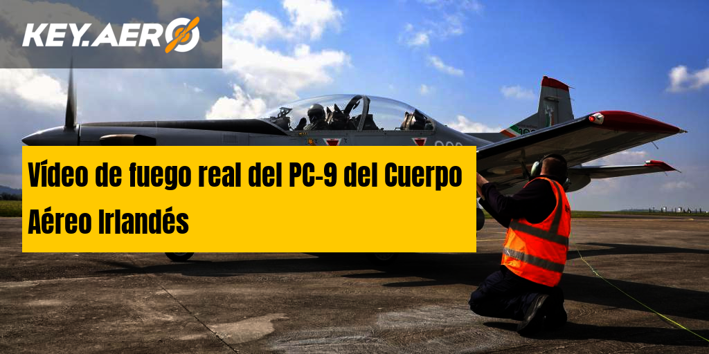 Vídeo de fuego real del Cuerpo Aéreo Irlandés