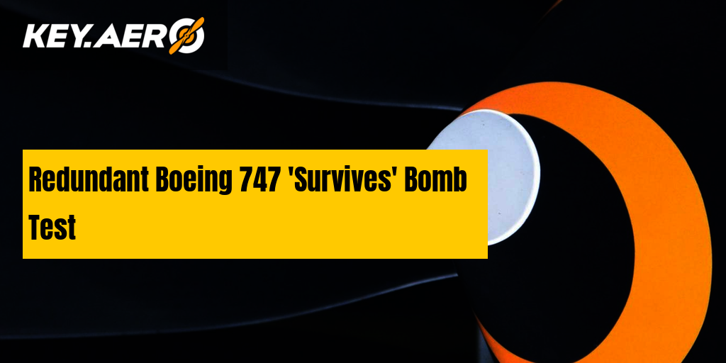 Redundant Boeing 747 'Survives' Bomb Test Key Aero