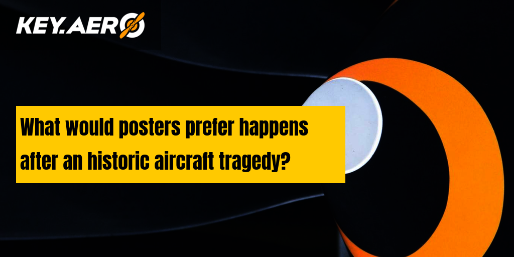 What would posters prefer happens after an historic aircraft