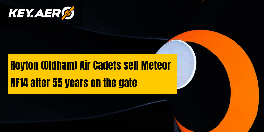 Royton (Oldham) Air Cadets sell Meteor NF14 after 55 years on the gate