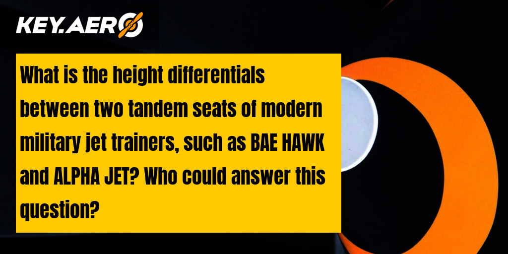 What is the height differentials between two tandem seats of