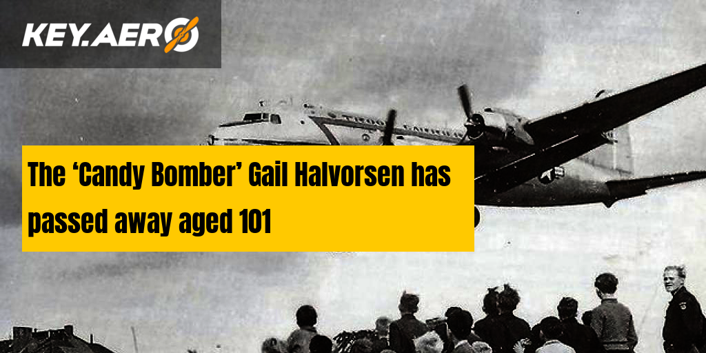 ‘Candy Bomber’ Gail Halvorsen has died