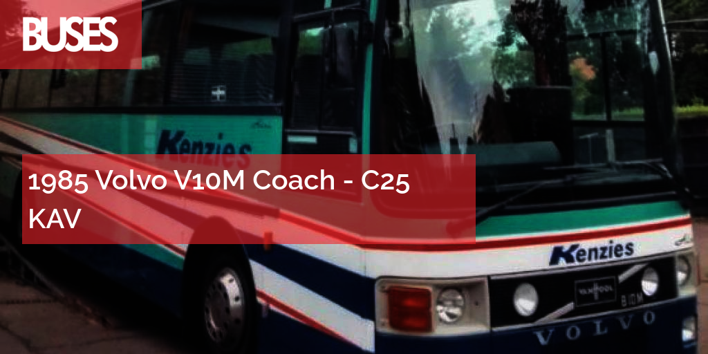1985 Volvo V10M Coach - C25 KAV
