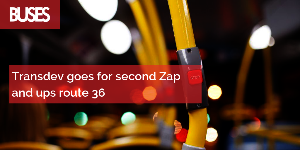Transdev goes for second Zap and ups route 36