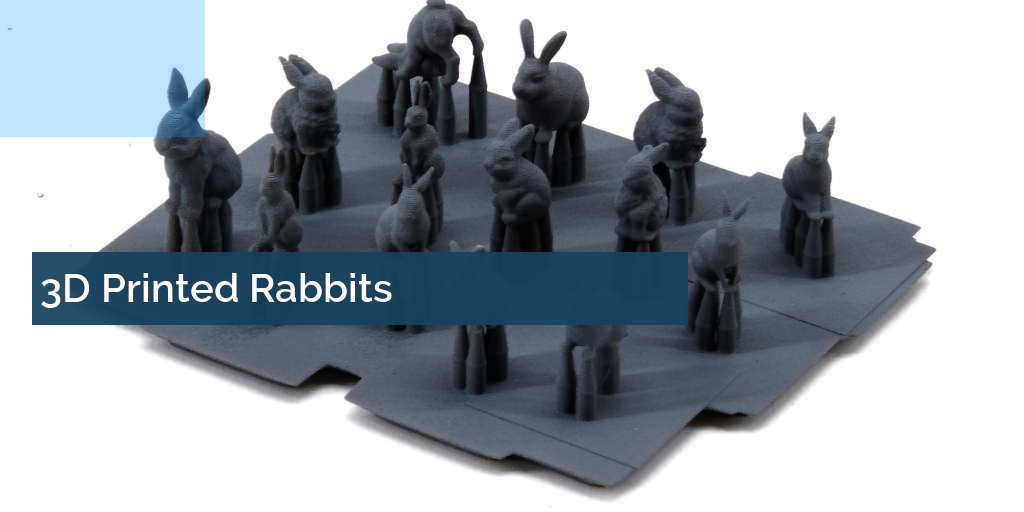 3D Printed Rabbits in OO gauge