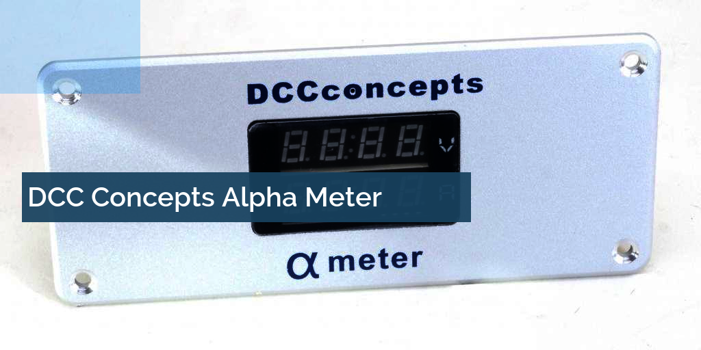 DCC Concepts DCD-AVA.1 Alpha Meter for DC/DCC 