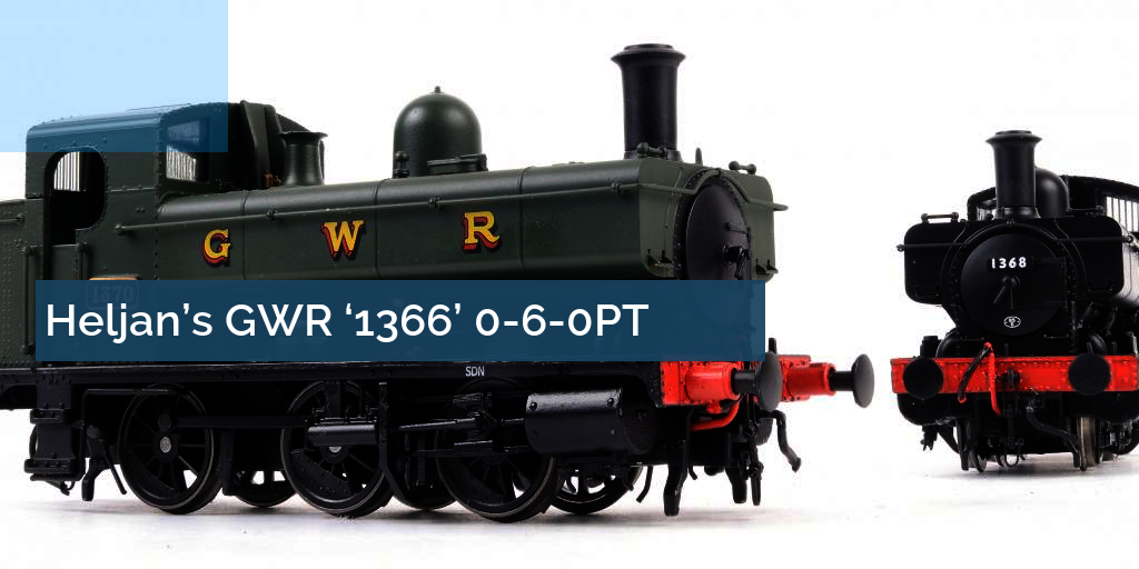 Heljan GWR 1366 0-6-0PT for OO gauge