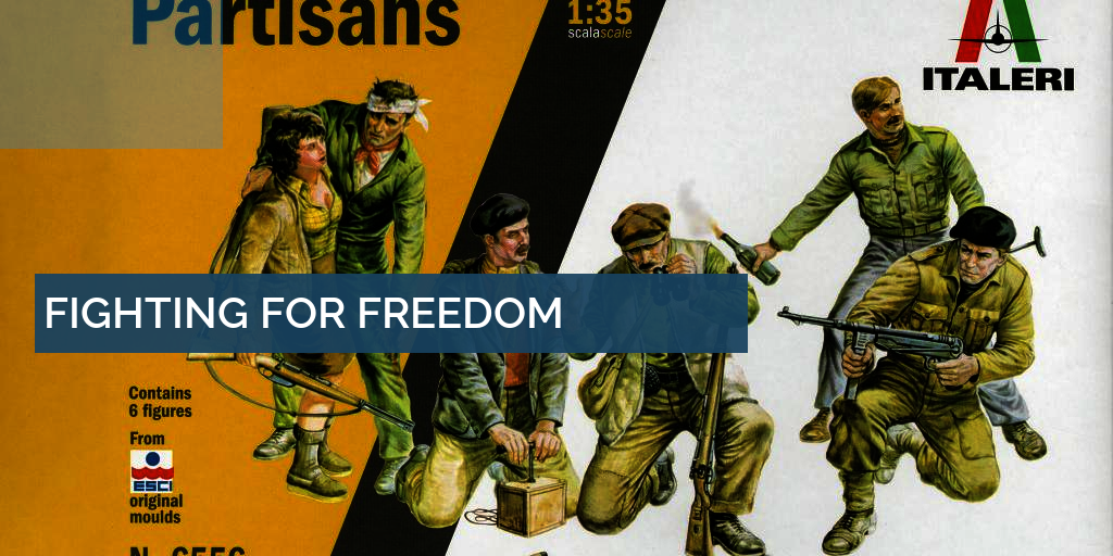 Italeri 6556S 1:35 Partisans - Faithful Replica, Model Making, Crafts,  Hobbies, Gluing, Plastic kit, Assembly, Figure Set, unpainted