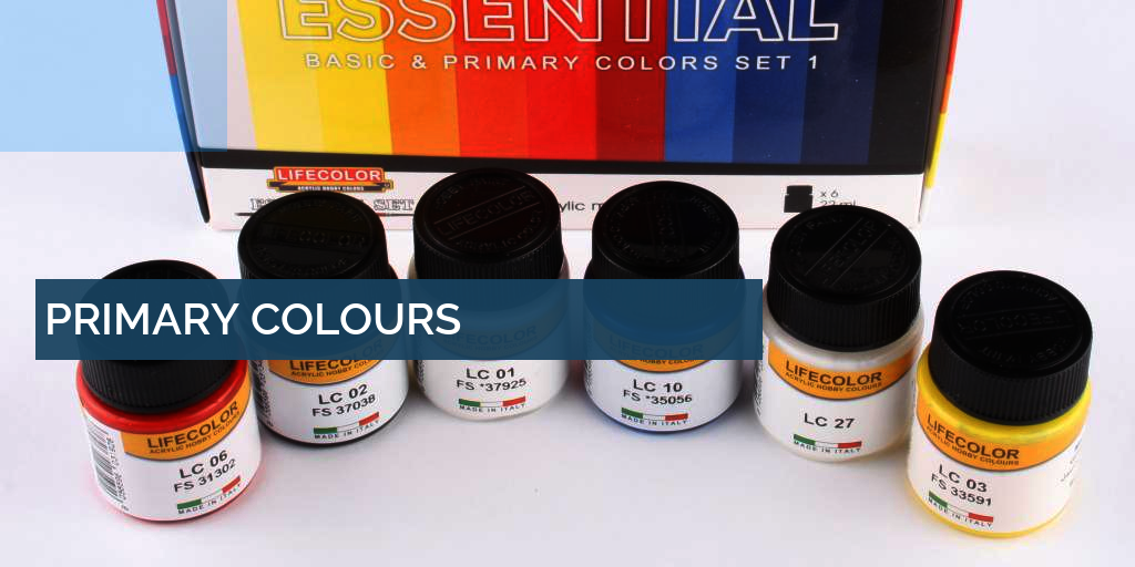 LifeColor Essential Basics & Primary Colors Set 1