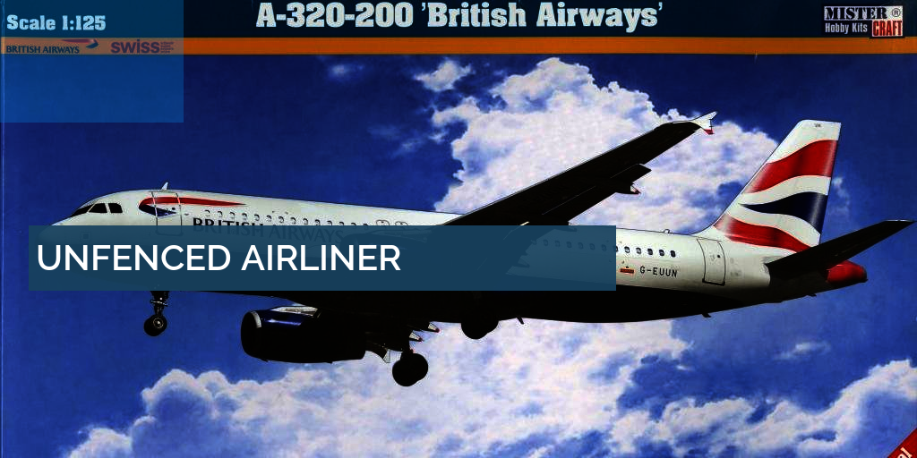 Jet Airliner Airbus A-320-200  # Scale 1/125 # MISTERCRAFT F-09 
