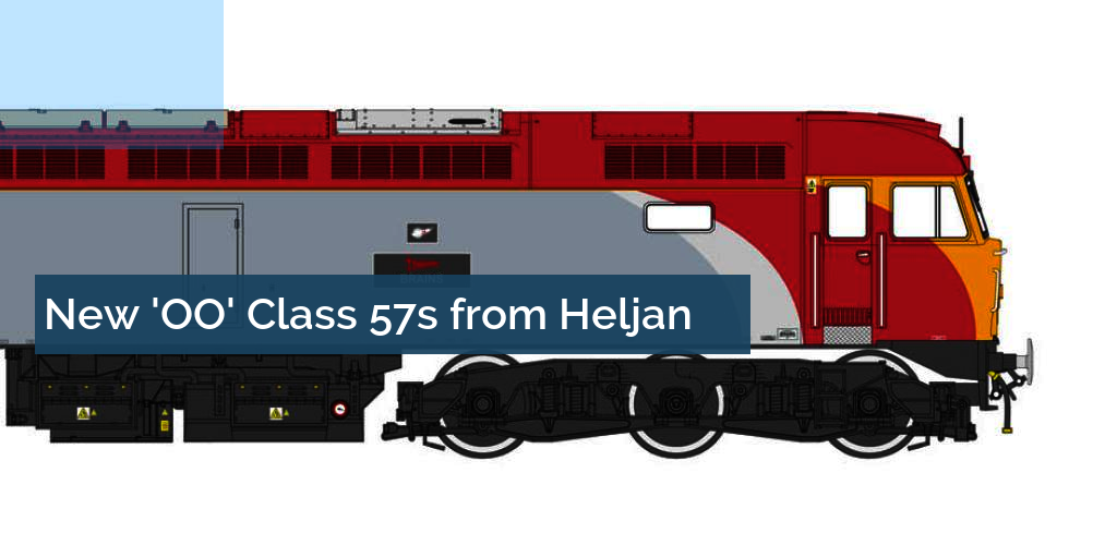 New Class 57s In ‘oo Gauge From Heljan 0124