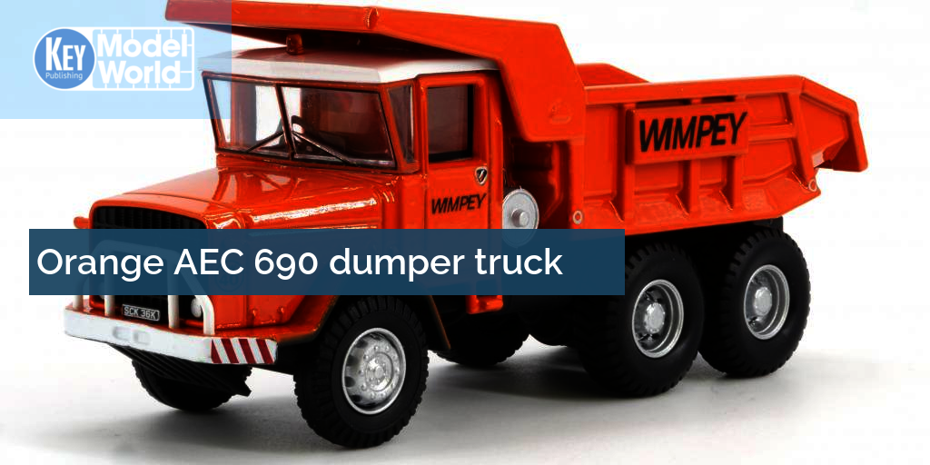 Oxford diecast OO gauge AEC 690 dumper truck