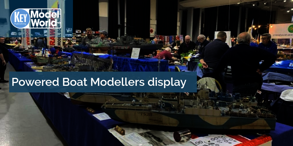 Powered Boat Modellers display Model World LIVE 2026