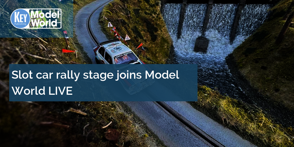 Slot car rally stage joins Model World LIVE