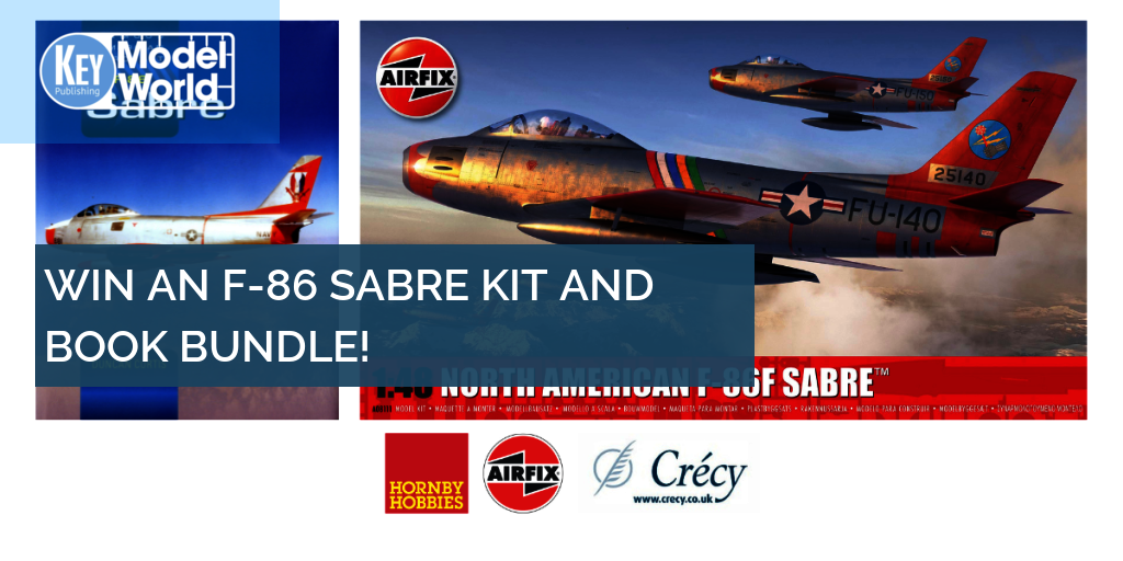 WIN AN F-86 SABRE KIT AND BOOK BUNDLE!