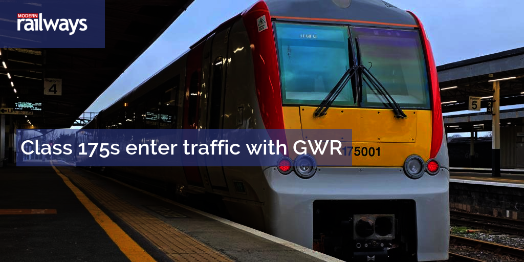 Class 175s enter traffic with GWR