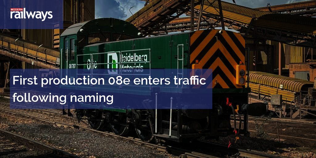 First production 08e enters traffic