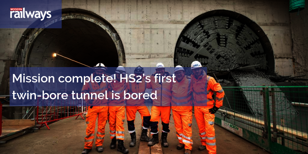 HS2 Long Itchington Wood tunnel complete