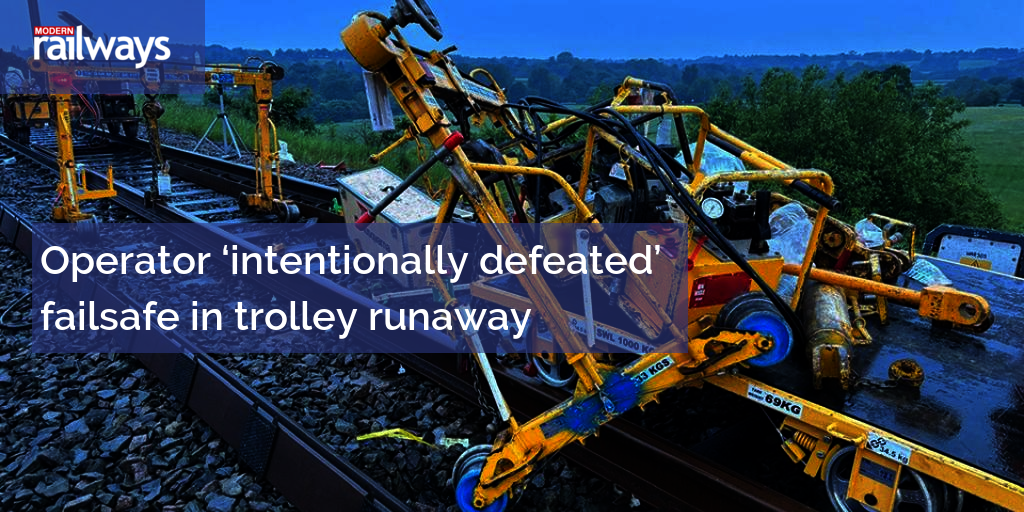 Operator ‘intentionally defeated’ failsafe in trolley